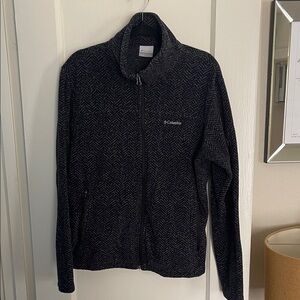 Columbia Charcoal Herringbone Full-Zip Jacket